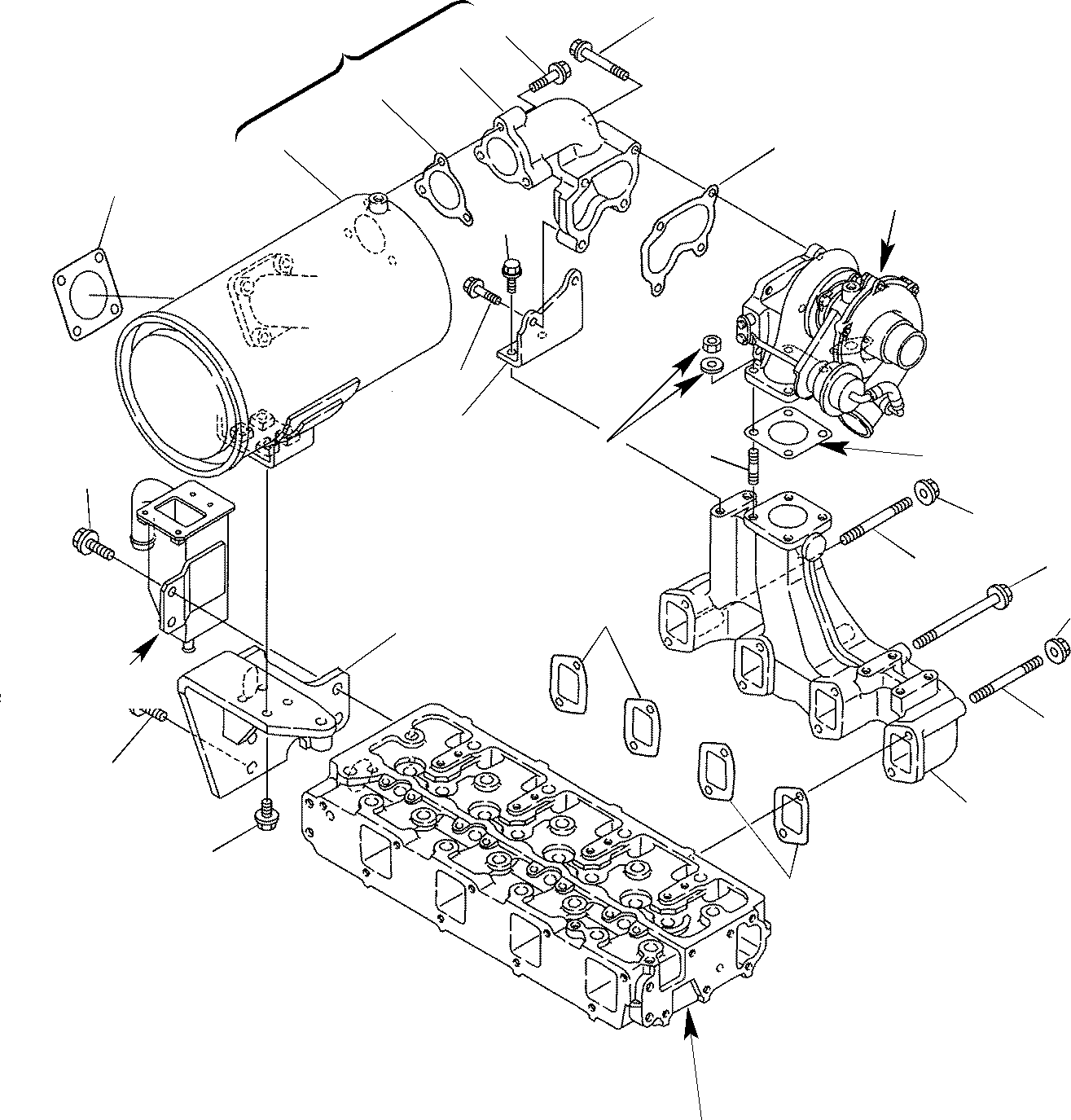 Part 6. EXAUST MANIFOLD & SILENCER (TURBO ENGINE) [0126]