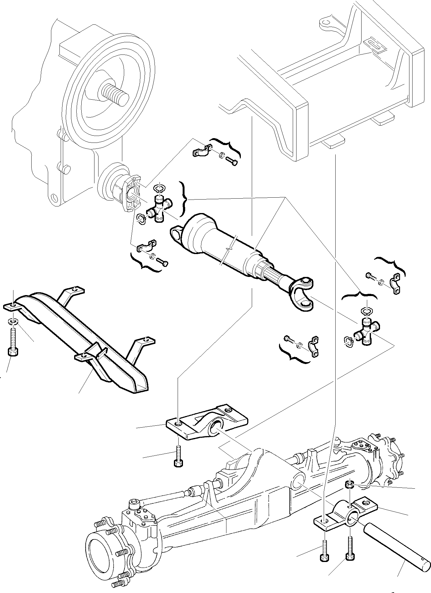 Part 3. FRONT PROPELLER SHAFT AND FRONT AXLE FIXING (4WD) [3200]