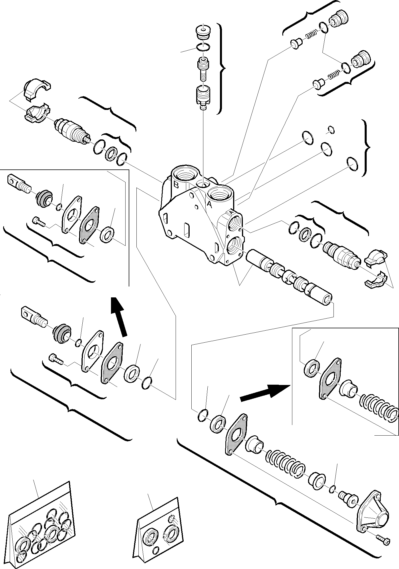 Part 19. BACKHOE CONTROL VALVE (4/8) [6305]