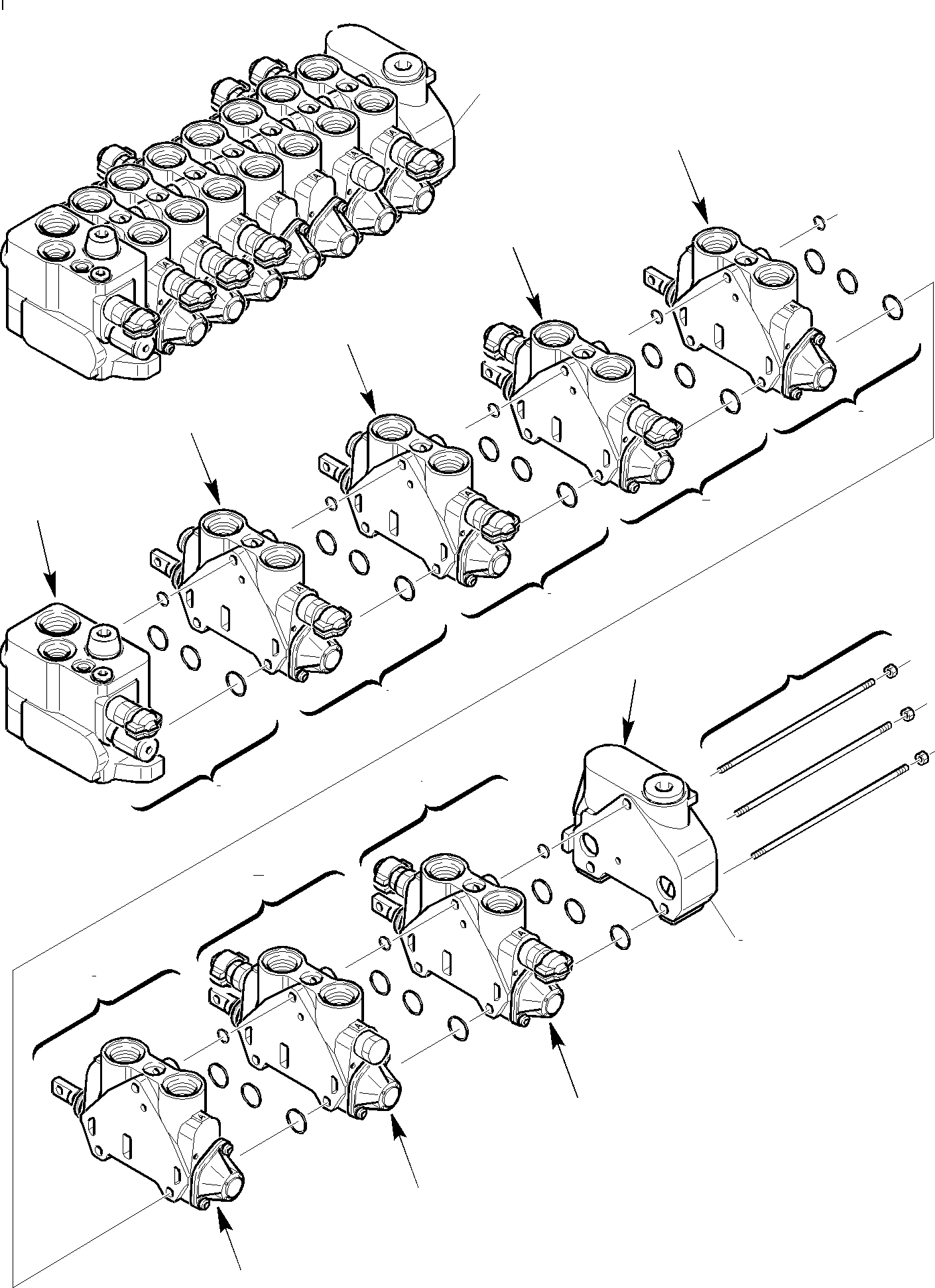 Part 25. CONTROL VALVE (7 SECTIONS) (FOR HAMMER) [6341]