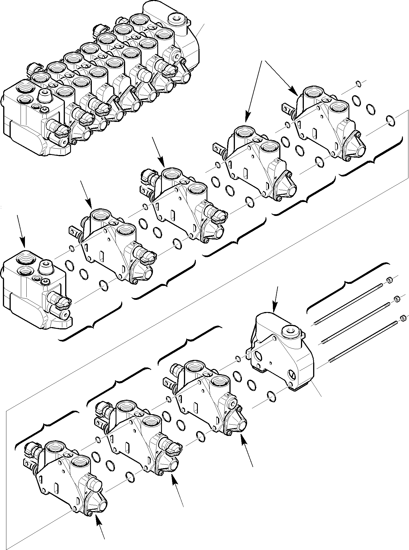 Part 27. CONTROL VALVE (7 SECTIONS) (FOR JIG ARM) [6360]