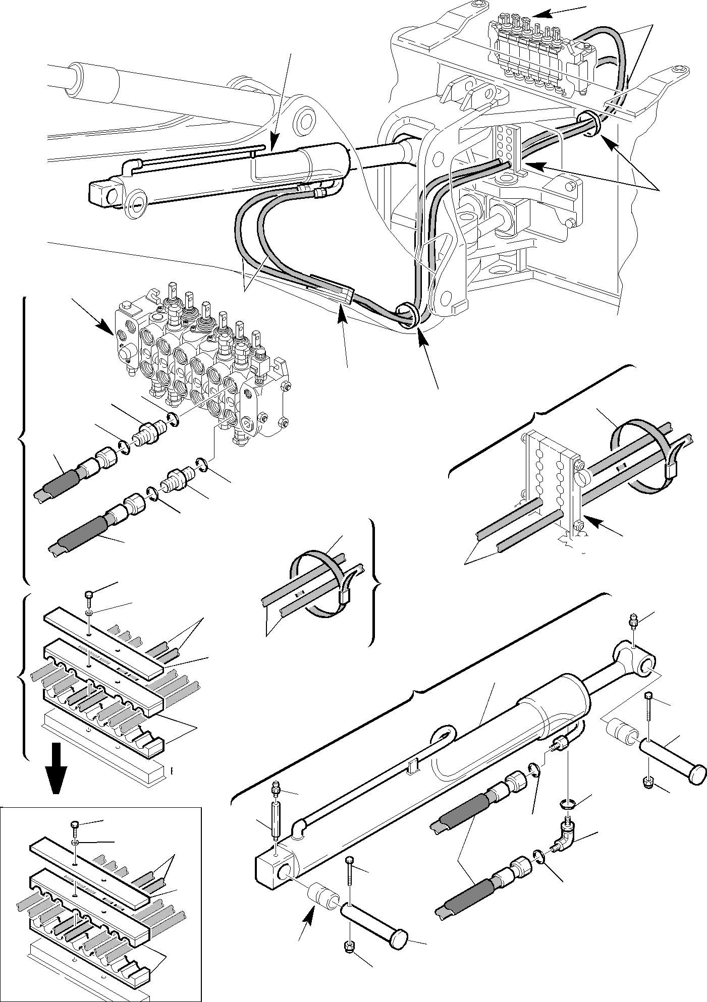 Part 56. HYDRAULIC PIPING (BOOM CYLINDER LINE) [6720]