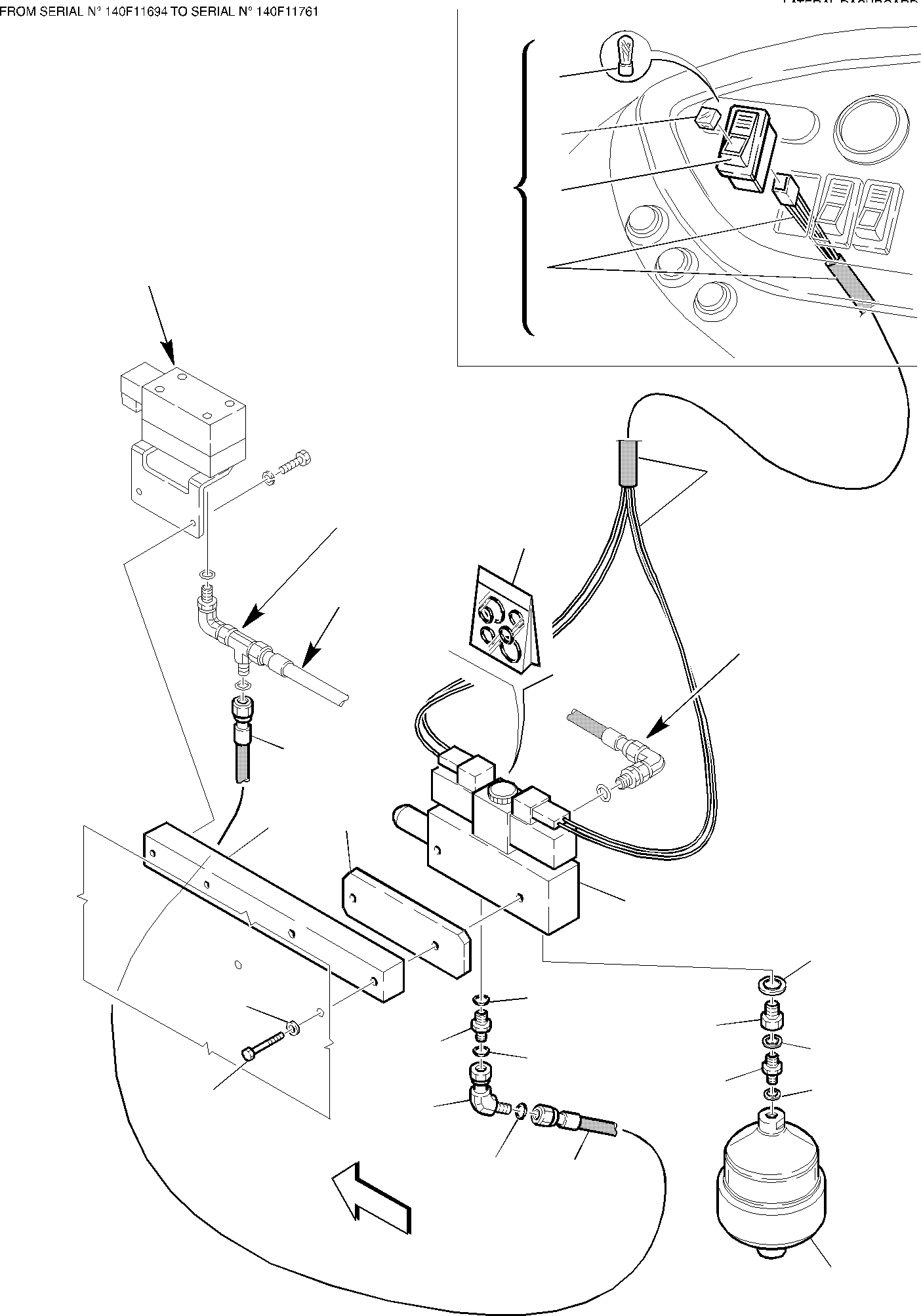 Part 76. HYDRAULIC PIPING (RIDE CONTROL) (2/5) (OPTIONAL) [6901]