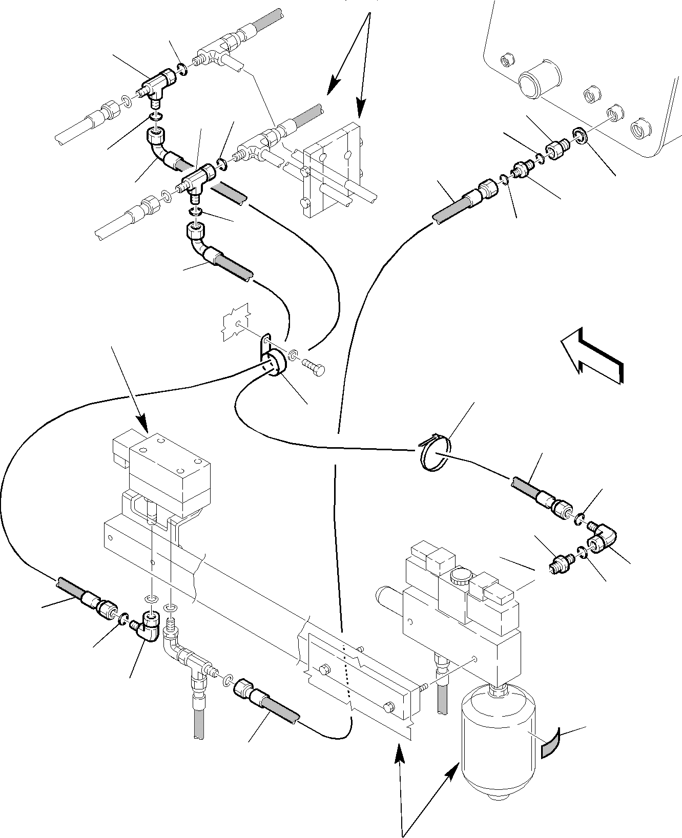 Part 79. HYDRAULIC PIPING (RIDE CONTROL) (5/5) (OPTIONAL) [6910]