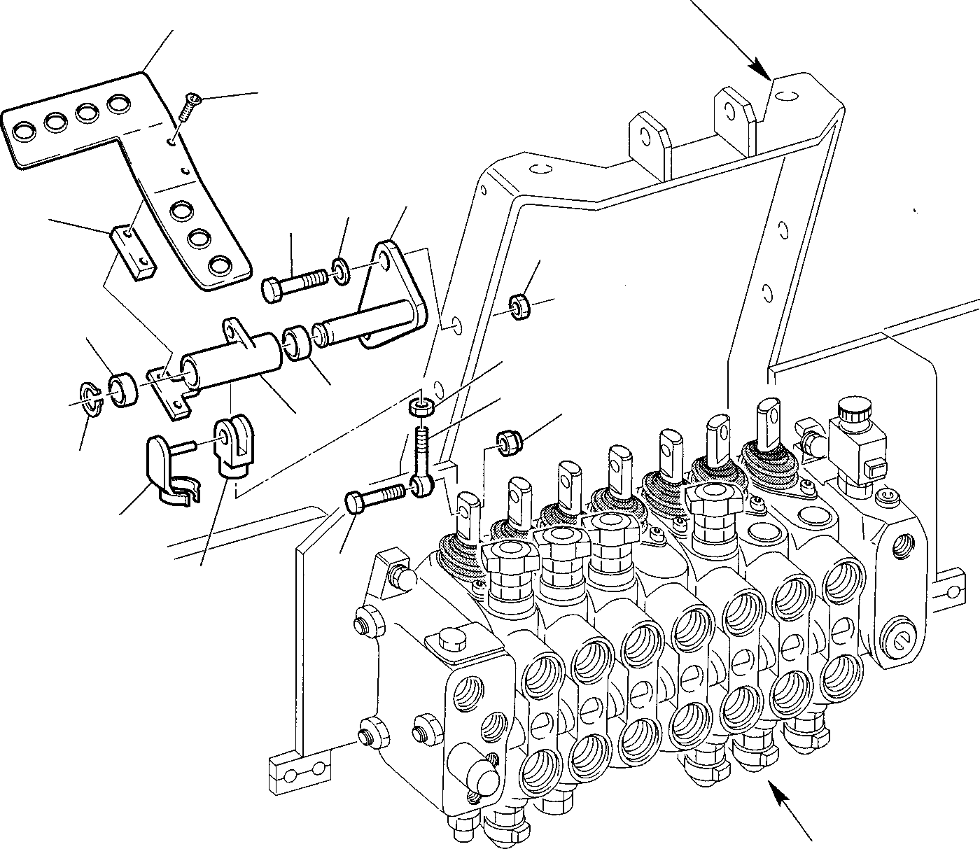 Part 10. BACKHOE CONTROL PEDAL (LEFT SIDE) [4500]