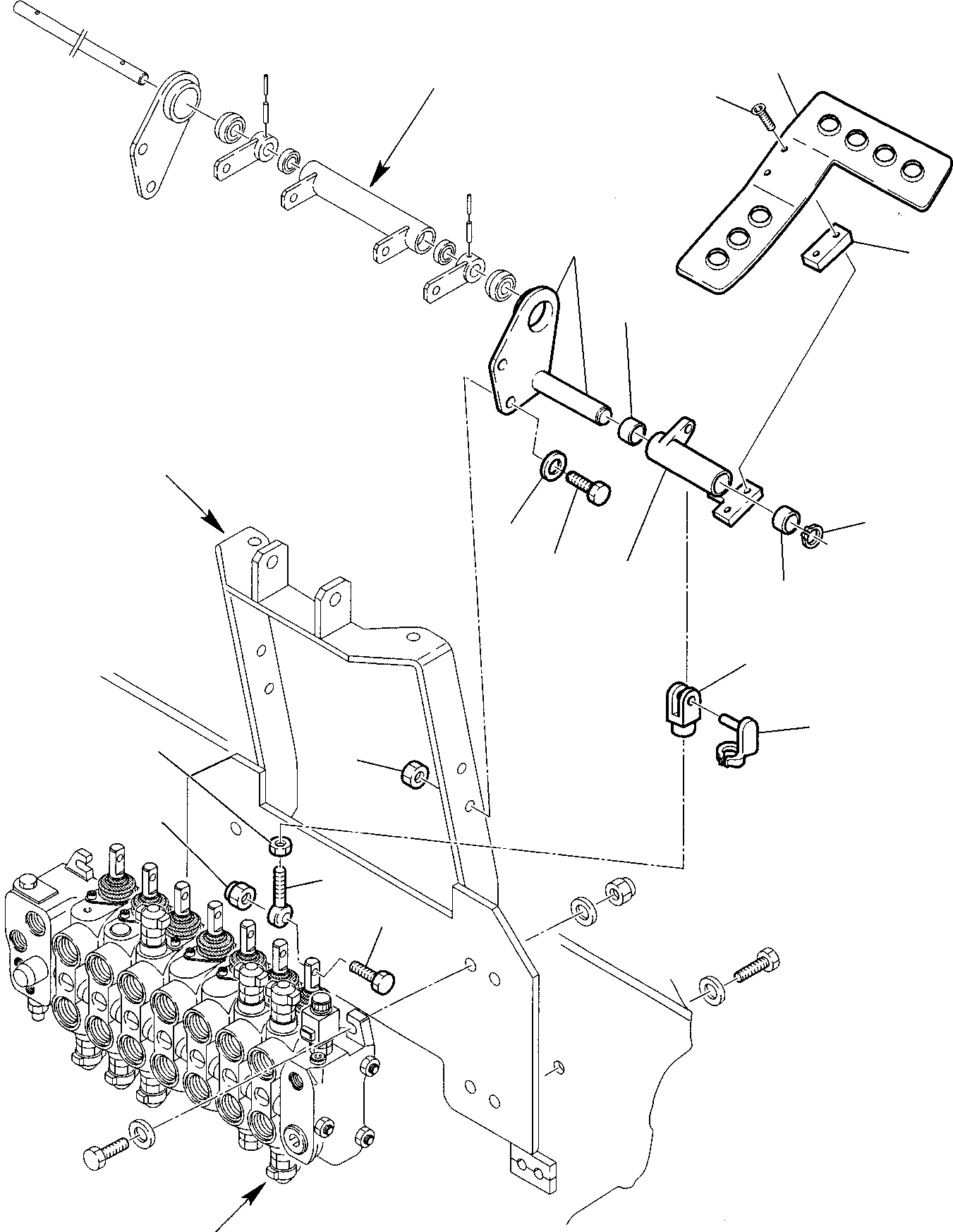 Part 13. BACKHOE CONTROL PEDAL (RIGHT SIDE) - KOMATSU LAYOUT CONTROL [4530]