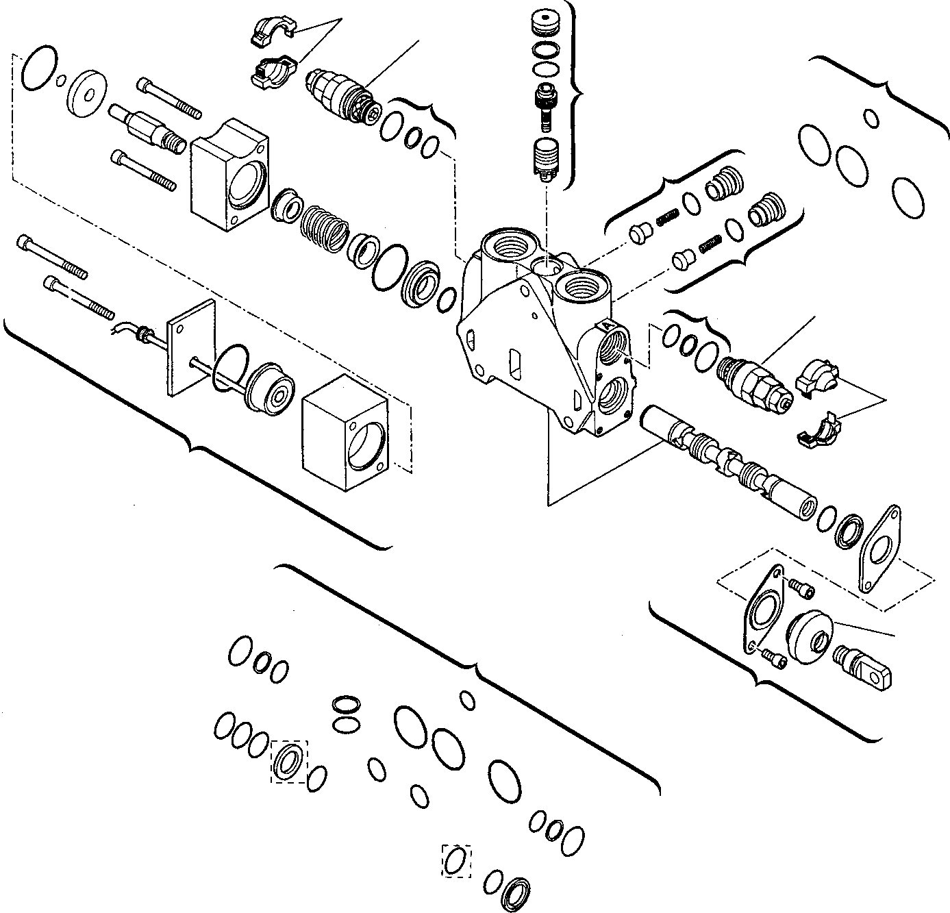 Part 8. SHOVEL CONTROL VALVE (4/4) (FLOATING LIFTING ELEMENT) [6215]