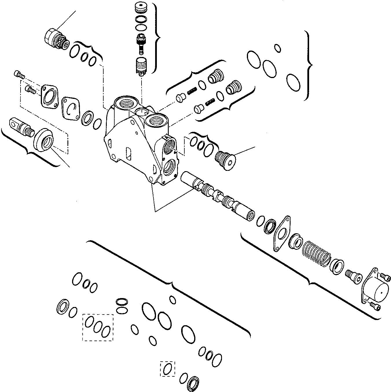 Part 25. BACKHOE CONTROL VALVE (JIG ARM) [6365]