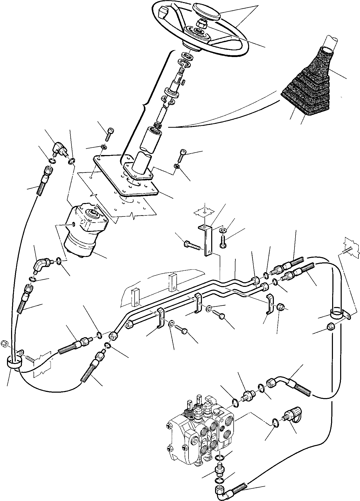 Part 31. HYDRAULIC PIPING (STEERING LINE) (1/2) [6550]