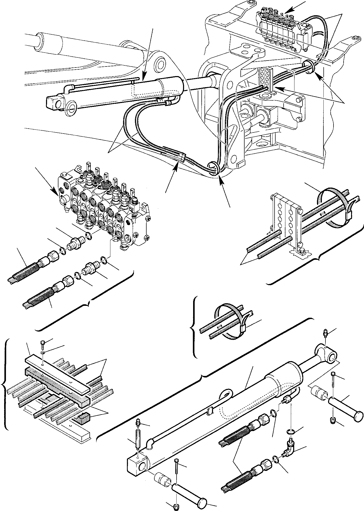 Part 47. HYDRAULIC PIPING (BOOM CYLINDER LINE) [6720]