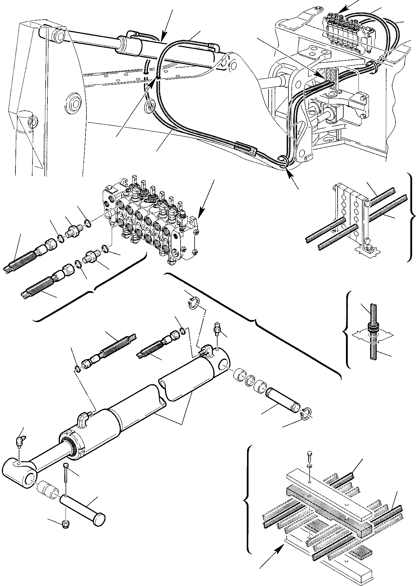 Part 49. HYDRAULIC PIPING (ARM CYLINDER LINE) [6730]