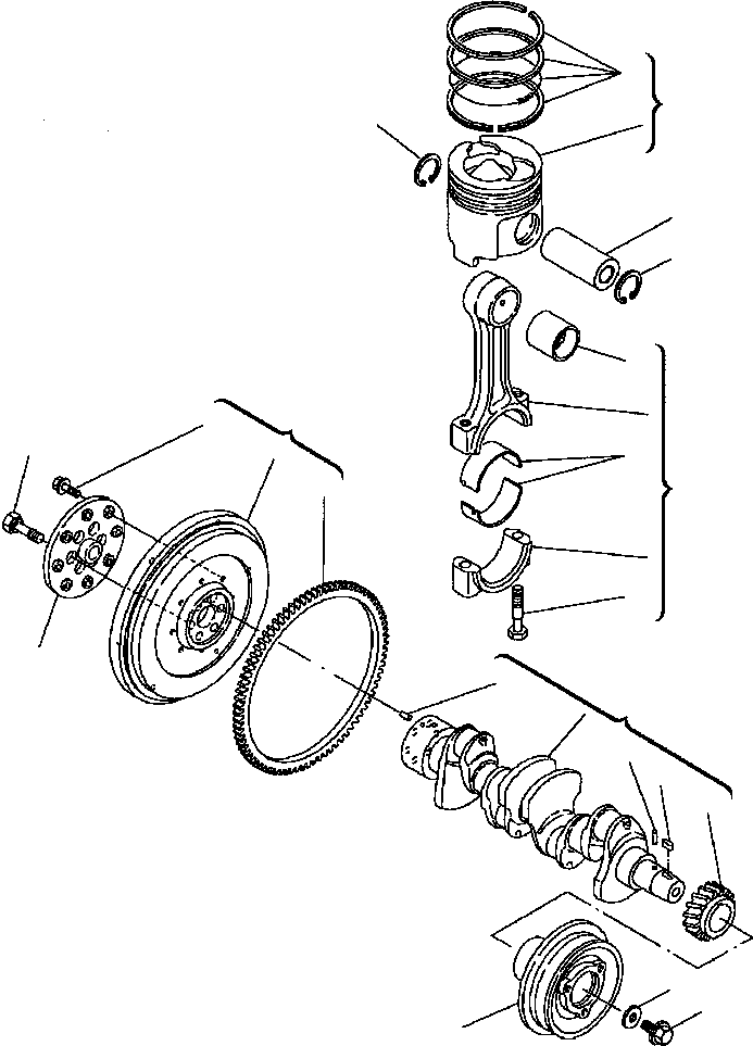 Part |$9. CRANKSHAFT AND PISTON [A0261-03A0]