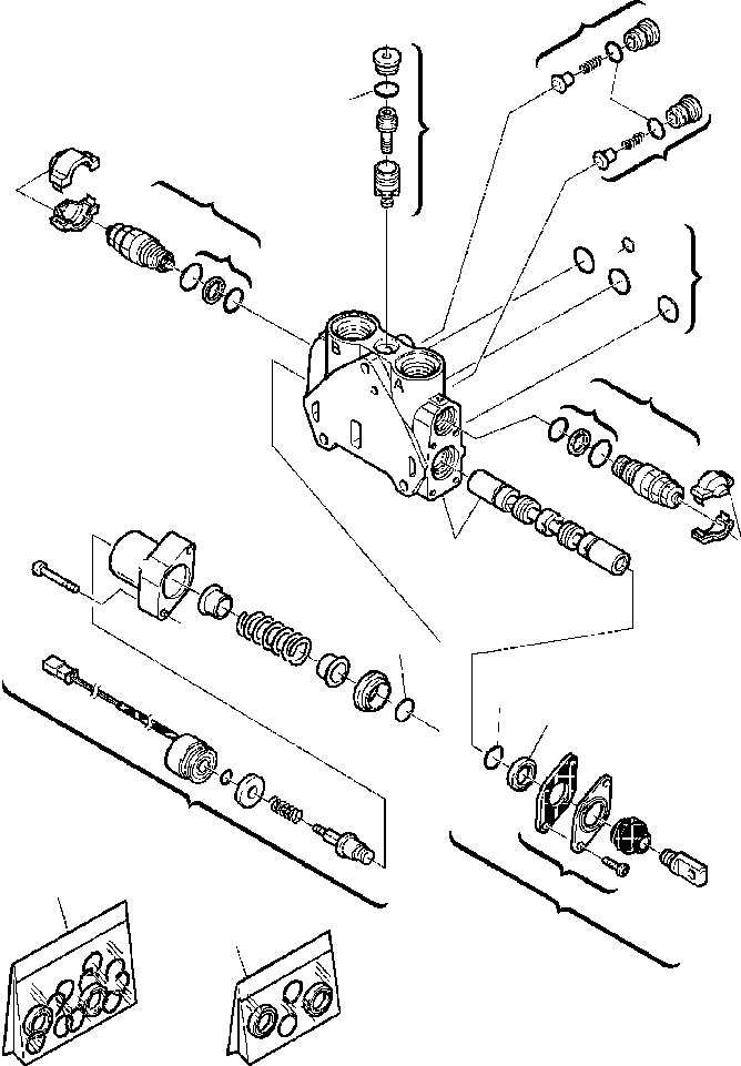 Part |$14. SHOVEL CONTROL VALVE - SHOVEL DUMP SECTION FOR BUCKET 4 IN 1 [H6275-01A0]