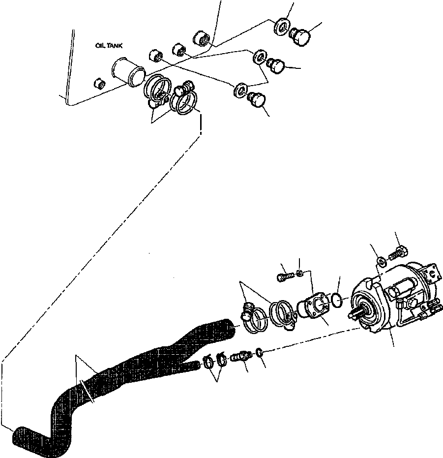 Part |$30. HYDRAULIC PIPING (PUMP ASSEMBLY/SUCTION) [H6500-02A0]