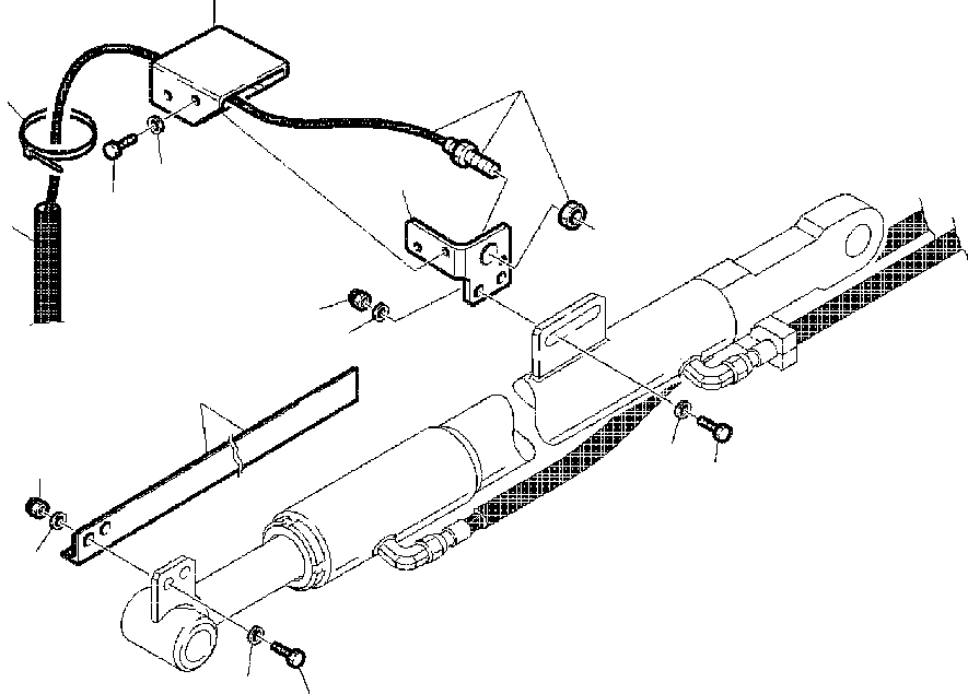 Part |$43. HYDRAULIC PIPING - SHOVEL DUMP CYLINDER RETURN TO DIG [H6645-01A0]