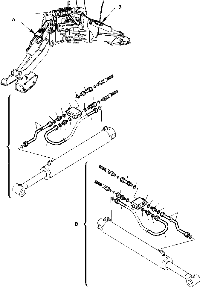 Part |$63. HYDRAULIC PIPING - OUTRIGGER CYLINDER LINE SAFETY VALVE [H6800-01A0]