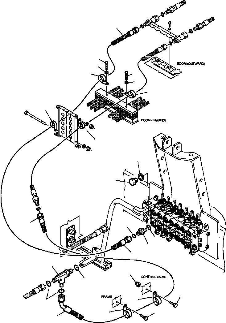 Part |$64. HYDRAULIC PIPING  - HAMMER LINE [H6820-02A0]