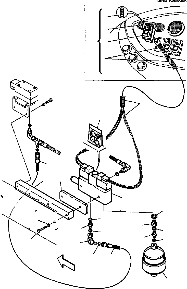 Part |$70. HYDRAULIC PIPING  - RIDE CONTROL (OPTIONAL) [H6900-02A0]