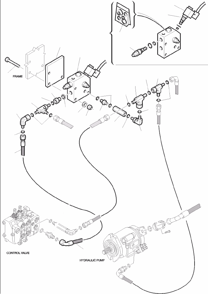 Part |$76. HYDRAULIC PIPING - HAND - HAMMER PIPING - VALVES [H6970-01A0]