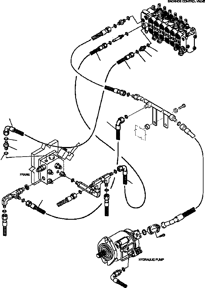 Part |$77. HYDRAULIC PIPING - HAND - HAMMER HOSES AND UNIONS [H6975-02A0]