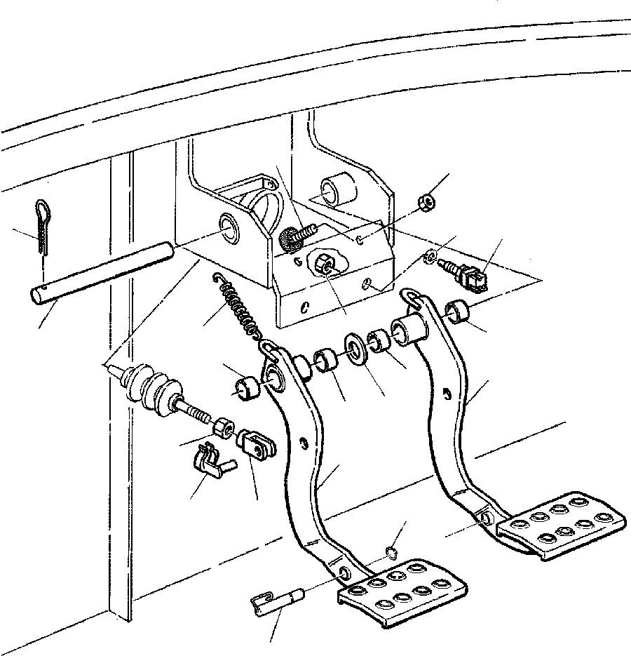 WB140P2N RXB03392 IG. K4110-01A0 BRAKING CONTROL PEDAL