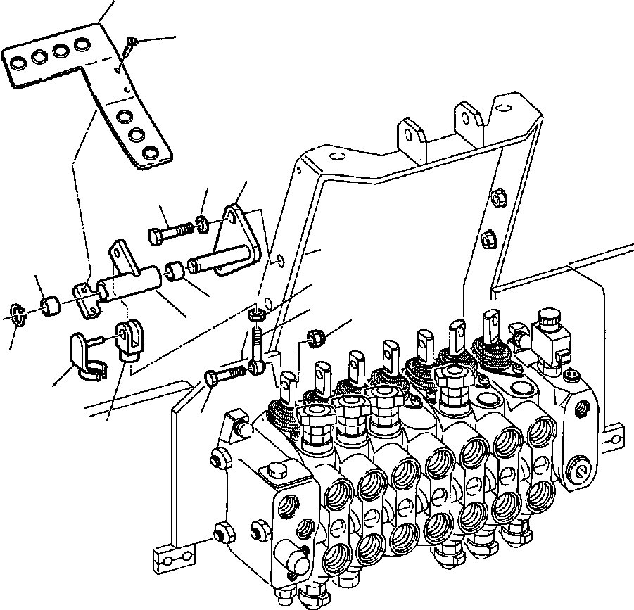 Part |$9. BACKHOE CONTROL PEDAL - LEFT SIDE [K4500-02A0]