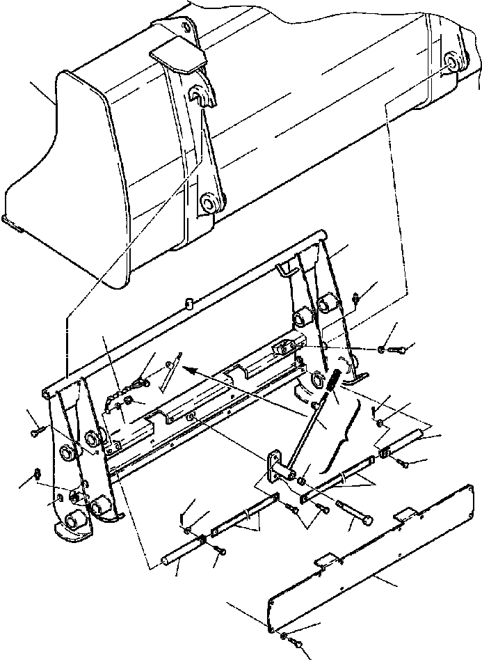 Part |$5. BUCKET - QUICK MECHANICAL COUPLING [T7050-01A0]