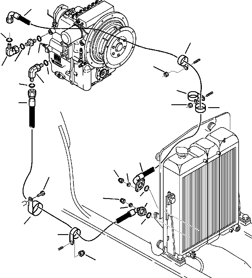 Part |$0. DRIVE TRAIN PIPING - TRANSMISSION COOLING LINES [F3000-01A1]