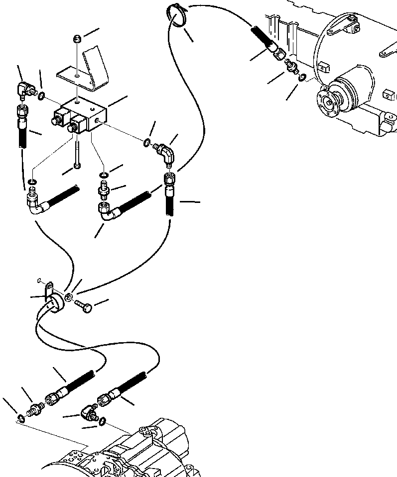 Part |$1. DRIVE TRAIN PIPING - REAR AXLE LOCK CONTROL [F3000-01A10]