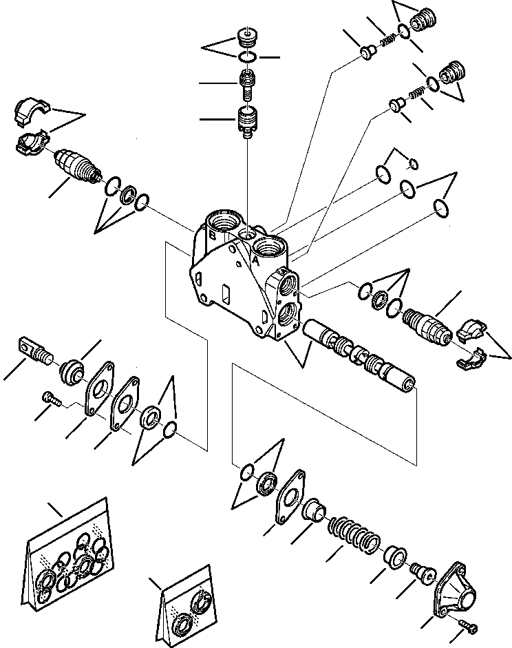 Part |$44. BACKHOE VALVE - BOOM SECTION [H6305-01A5]