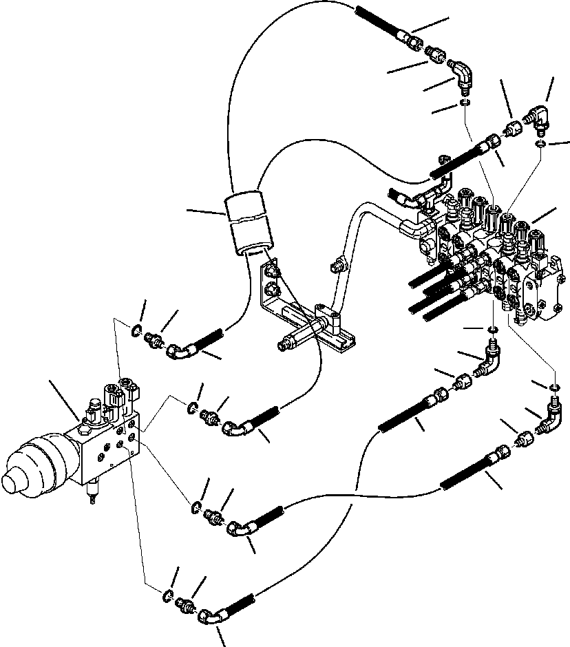 Part |$64. PPC SYSTEM - PIPING - SUPPLY VALVE TO OUTRIGGER SECTIONS [H6566-P2A6]