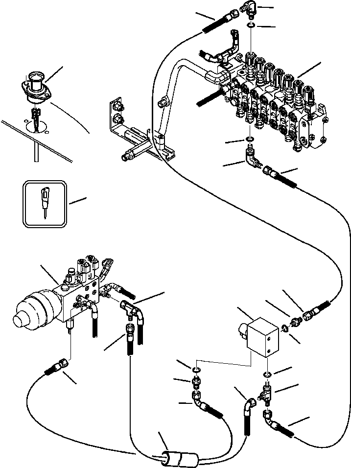 Part |$65. PPC SYSTEM - PIPING - SUPPLY VALVE TO HAMMER SECTION [H6566-P2A7]