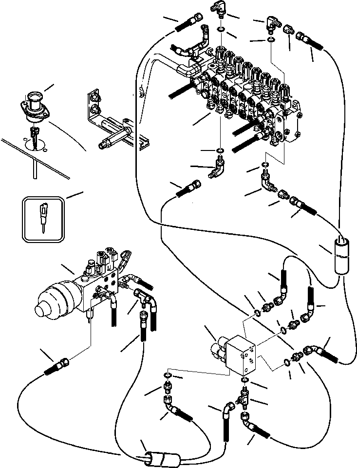 Part |$67. PPC SYSTEM - PIPING - SUPPLY VALVE TO ARM AND HAMMER SECTIONS [H6566-P2A9]