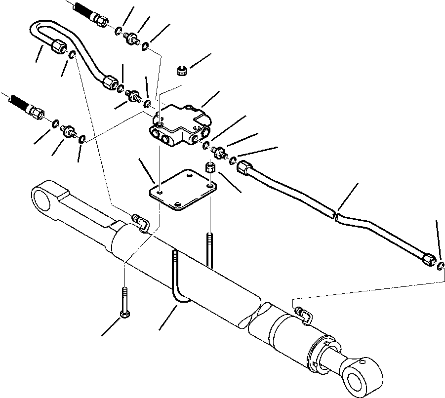 Part |$77. LOADER PIPING - BUCKET CYLINDER SAFETY VALVE [H6600-01A8]