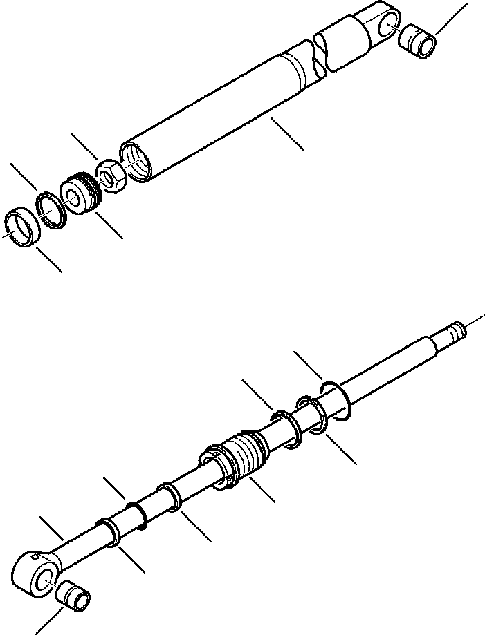 Part |$106. LOADER CYLINDER - BOOM [H7000-01A0]