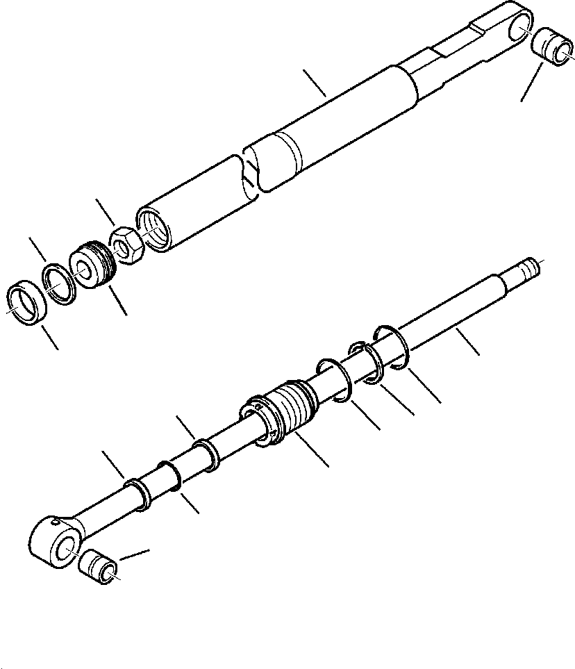 Part |$108. LOADER CYLINDER - LEFT BUCKET [H7001-01A0]