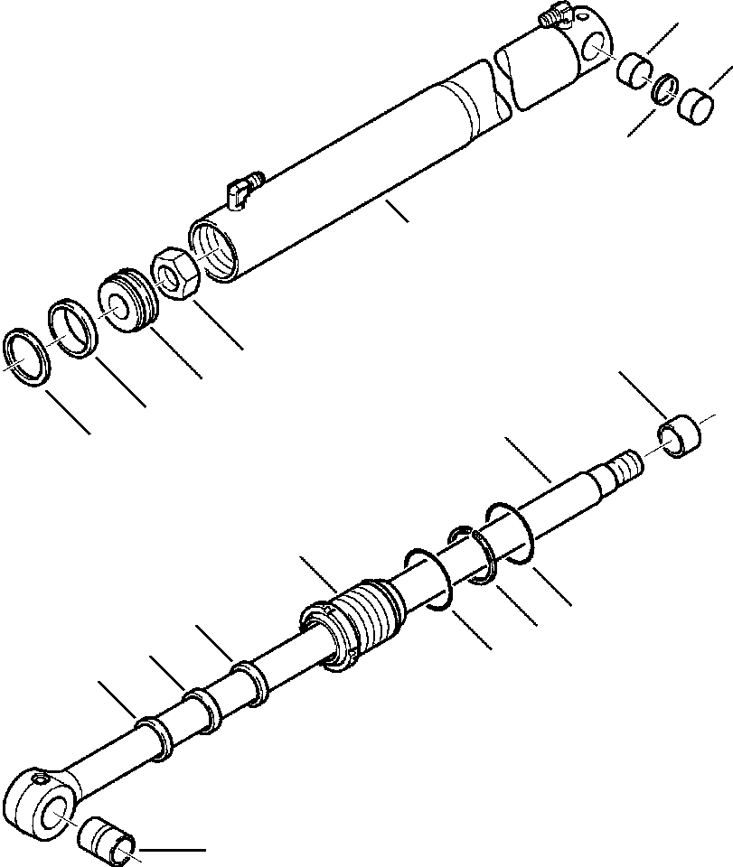 Part |$115. BACKHOE CYLINDER - ARM - STANDARD [H7007-01A0]