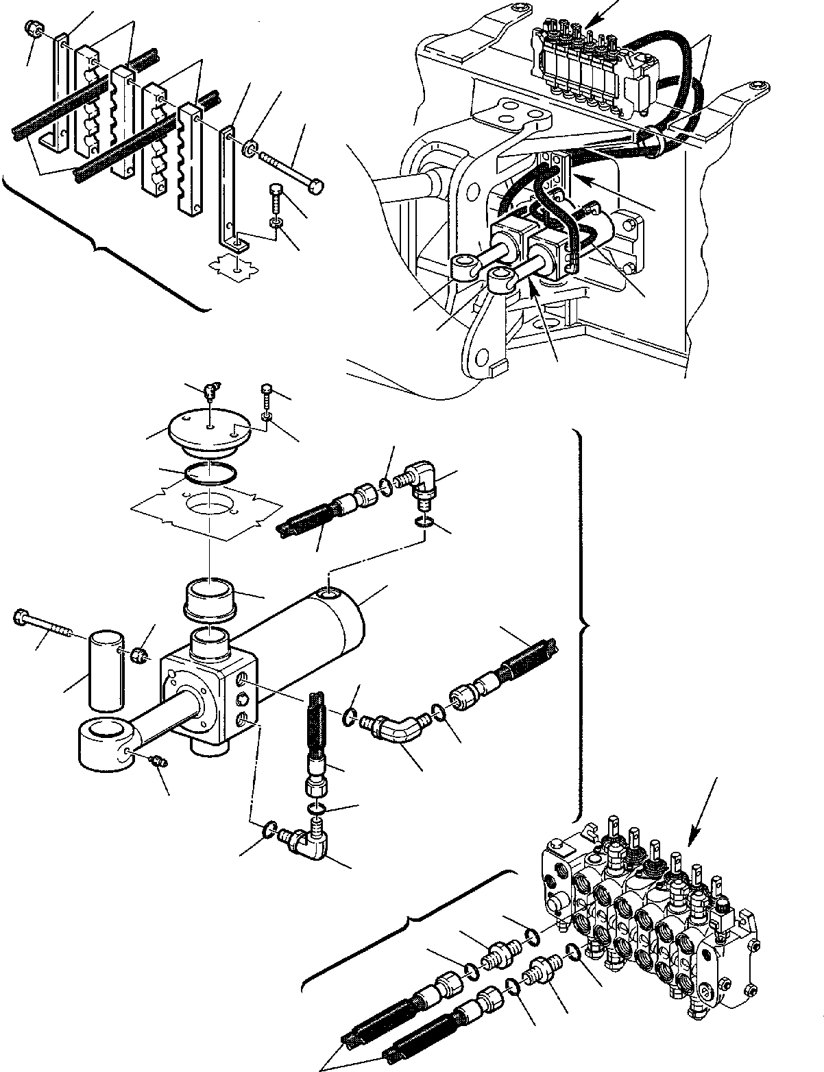 Part 47. HYDRAULIC PIPING (BOOM SWING CYLINDER LINE) [6700]