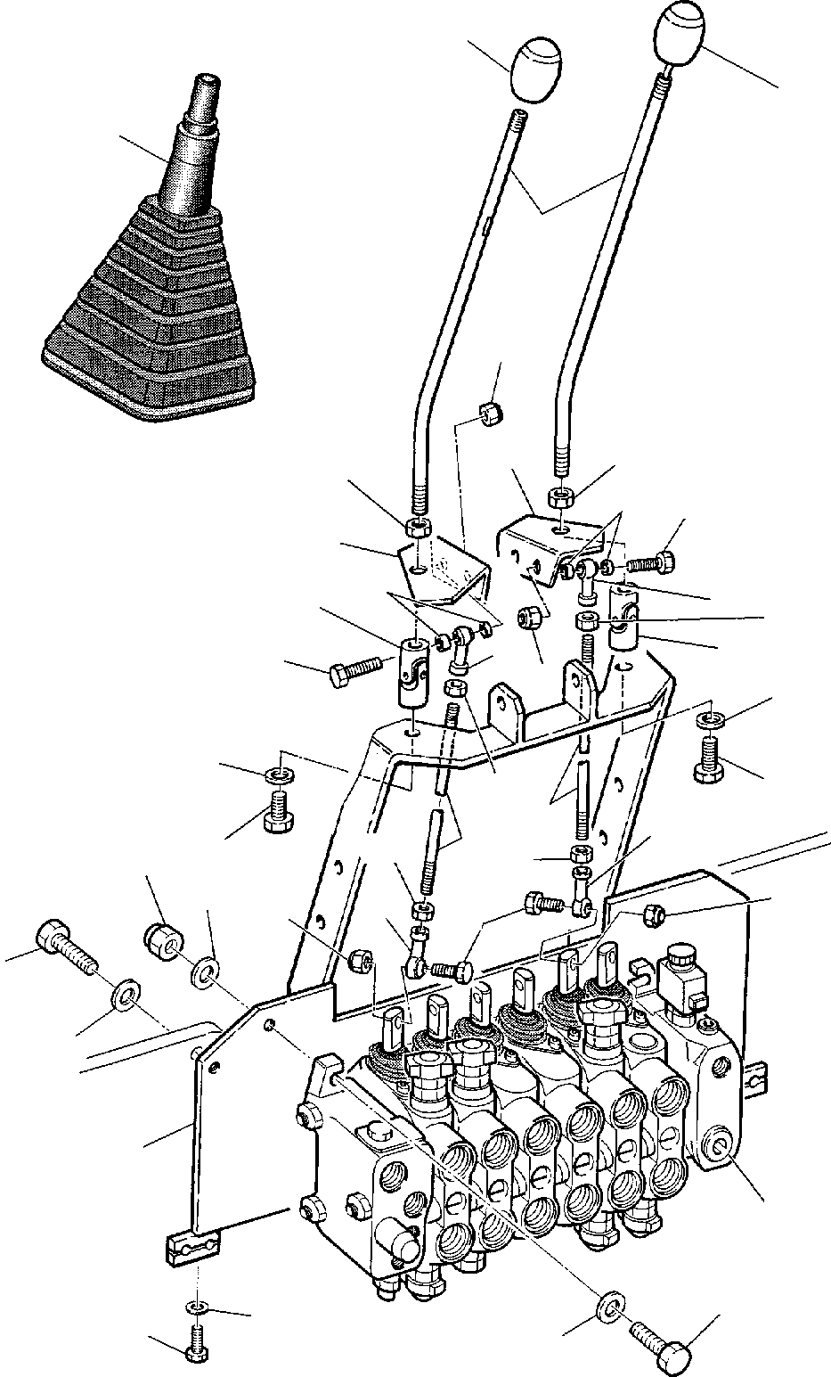 Part 6. BACKHOE CONTROL LEVERS [4400]