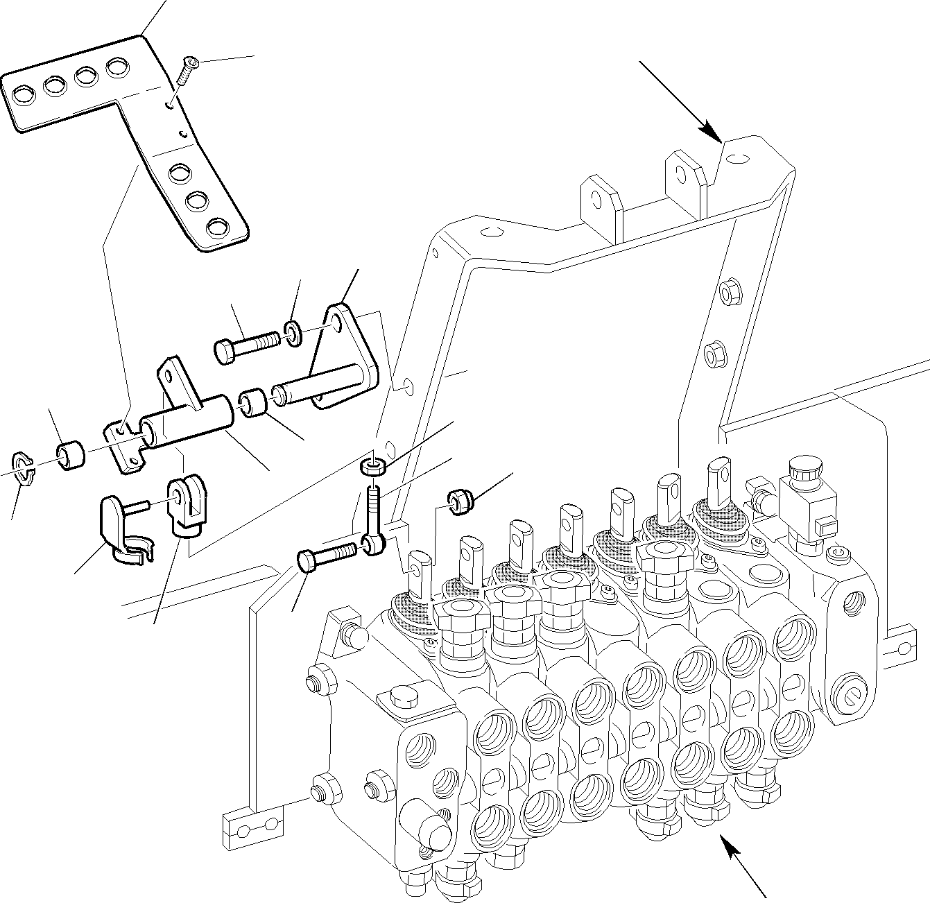 Part 10. BACKHOE CONTROL PEDAL (LEFT SIDE) [4500]