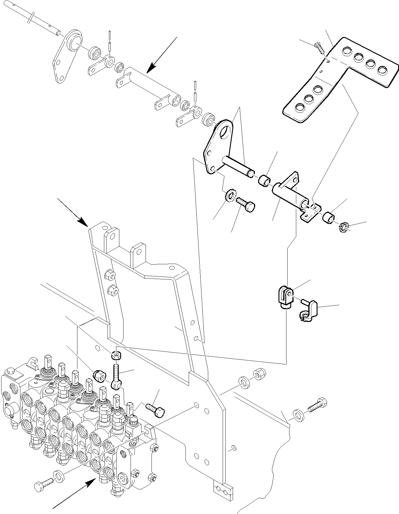 Part 13. BACKHOE CONTROL PEDAL (RIGHT SIDE) - KOMATSU LAYOUT CONTROL [4530]