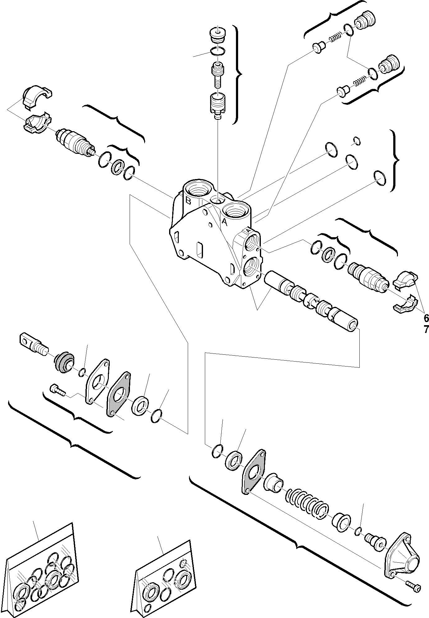 Part 17. BACKHOE CONTROL VALVE (4/8) [6305]