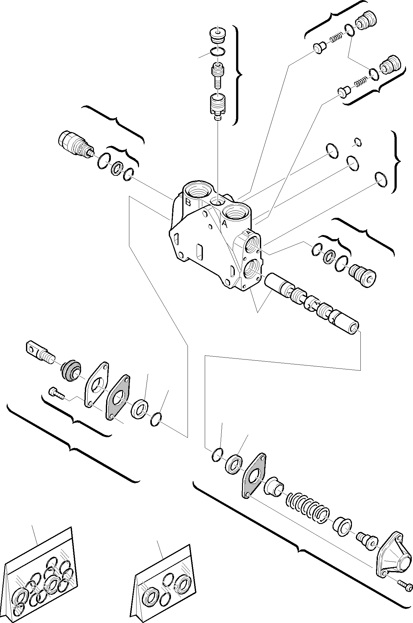 Part 25. BACKHOE CONTROL VALVE (JIG ARM) [6365]