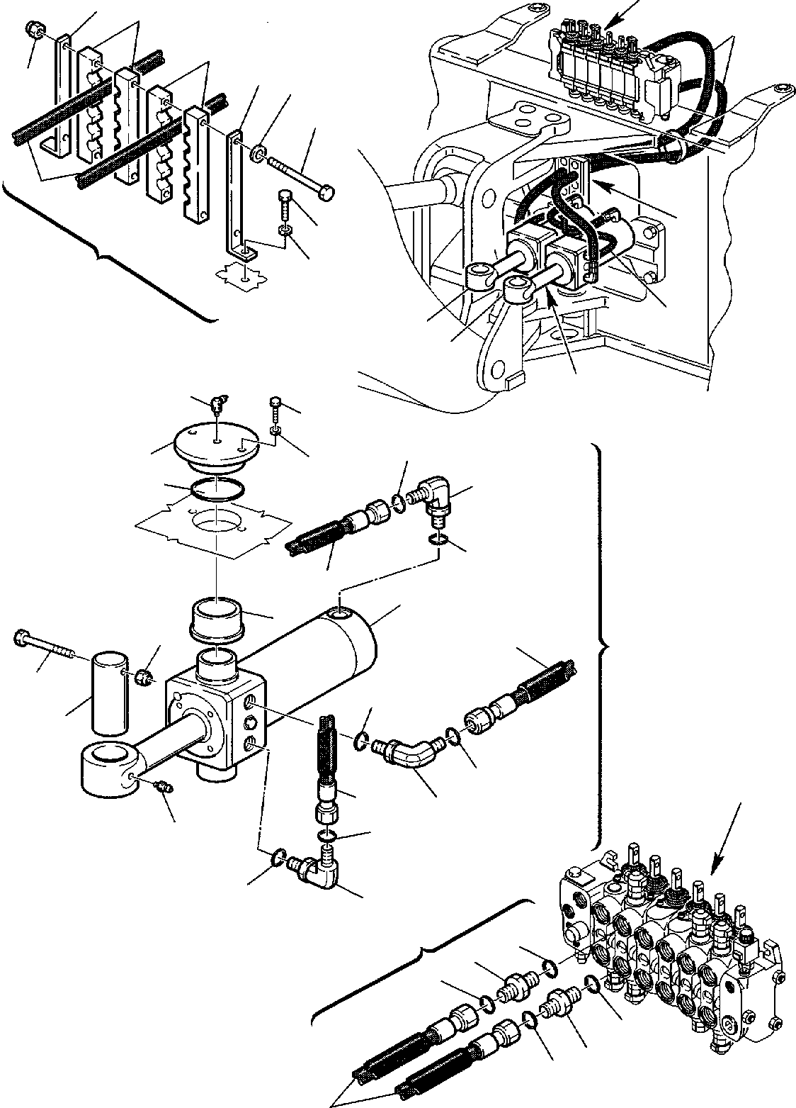 Part 49. HYDRAULIC PIPING (BOOM SWING CYLINDER LINE) [6700]