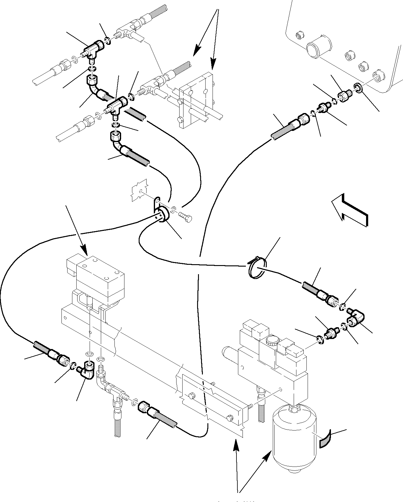 Part 69. HYDRAULIC PIPING (RIDE CONTROL) (3/3) (OPTIONAL) [6910]