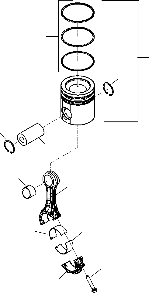 Part |$36. CONNECTING ROD AND PISTON [A2126-A1A6]