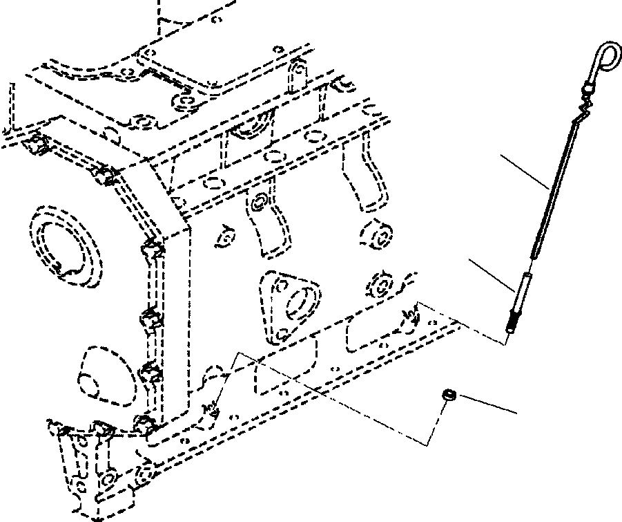 Part |$44. LUBRICATING OIL LEVEL GAUGE [A2215-A1A6]