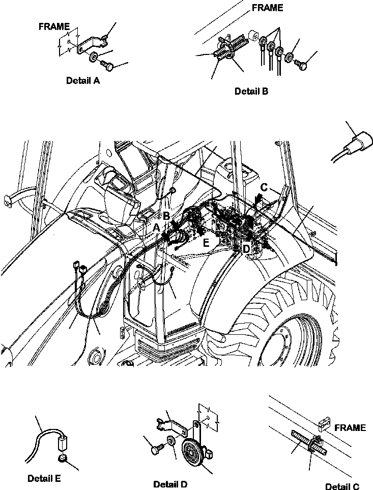 Part |$14. FRAME WIRING [E1440-01A0]