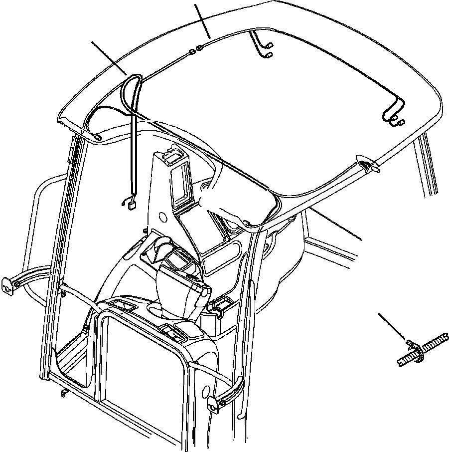 Part |$22. CANOPY WIRING (1/6) ROOF [E1600-01A0]