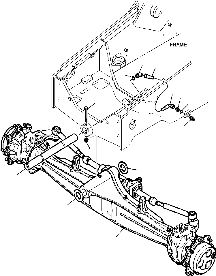 Part |$4. FRONT AXLE - 4WD MOUNTING [F3135-01A0]